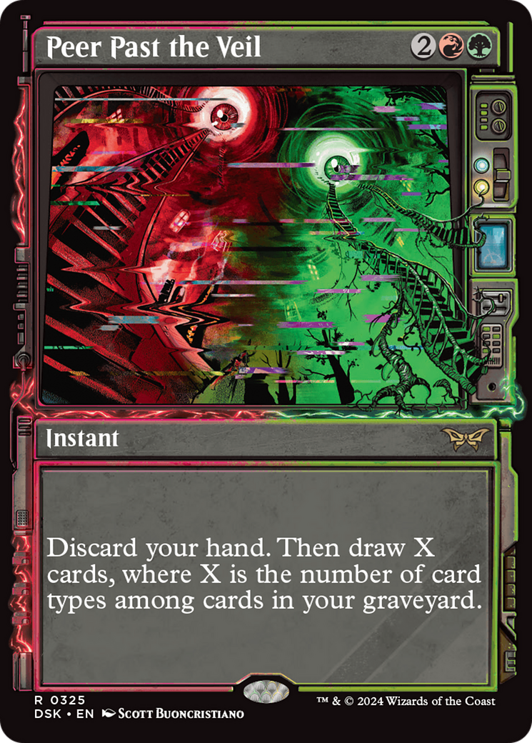 Peer Past the Veil (Showcase) [Duskmourn: House of Horror] | Cracking-Singles