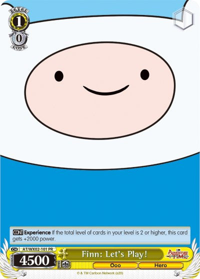 Finn: Let's Play! (AT/WX02-101 PR) [Adventure Time] | Cracking-Singles