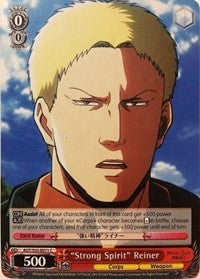 "Strong Spirit" Reiner (AOT/S35-E071 C) [Attack on Titan] | Cracking-Singles