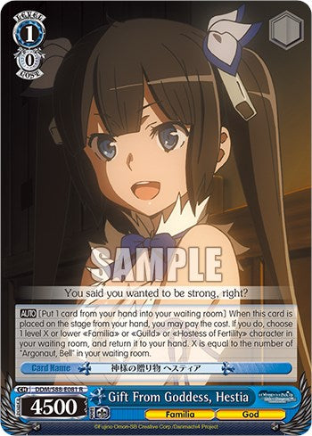 Gift From Goddess, Hestia (DDM/S88-E081 R) [Is it Wrong to Try to Pick Up Girls in a Dungeon?] | Cracking-Singles