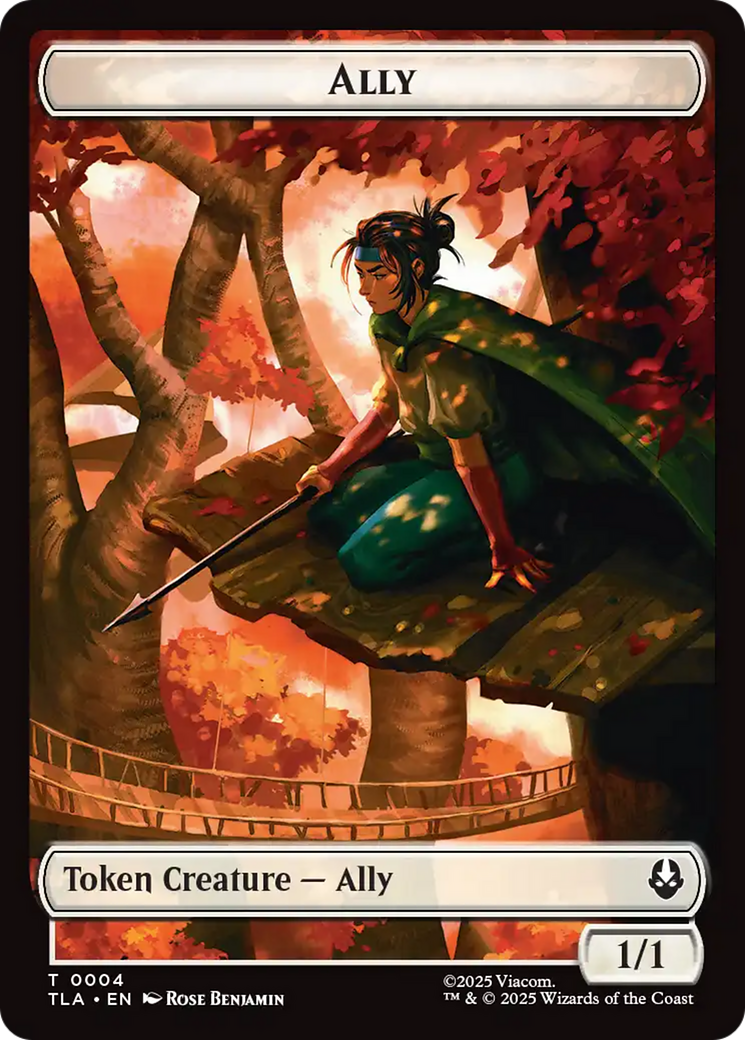 Ally (0004) // Spirit Double-Sided Token [Avatar: The Last Airbender Tokens] | Cracking-Singles