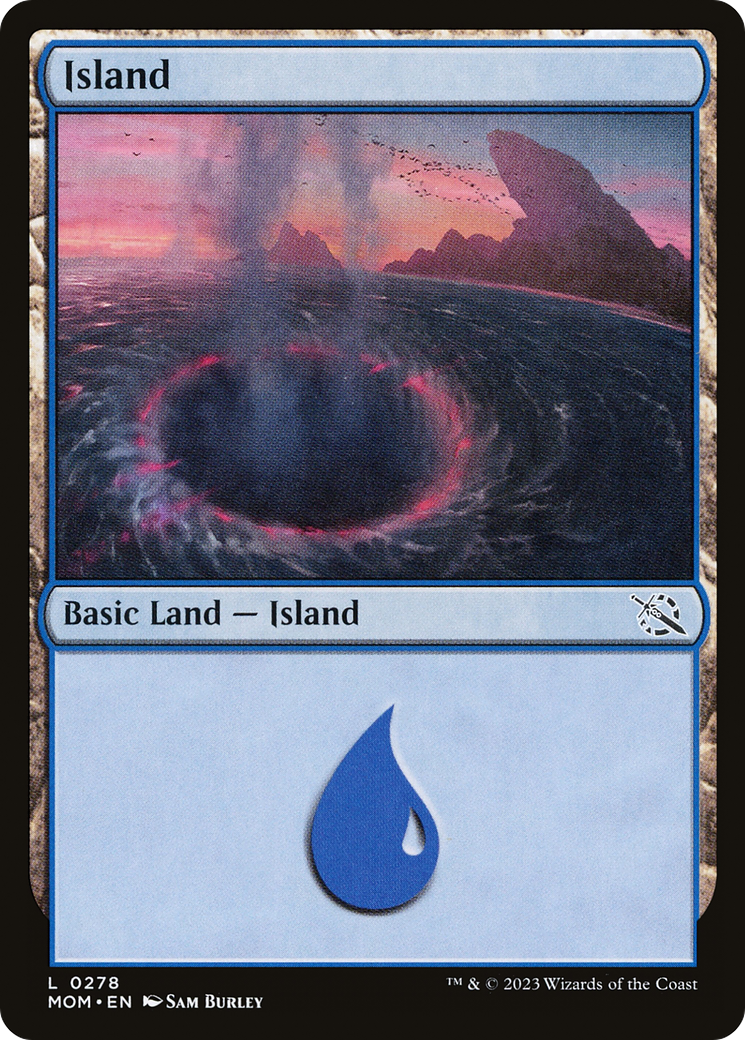 Island (278) [March of the Machine] | Cracking-Singles