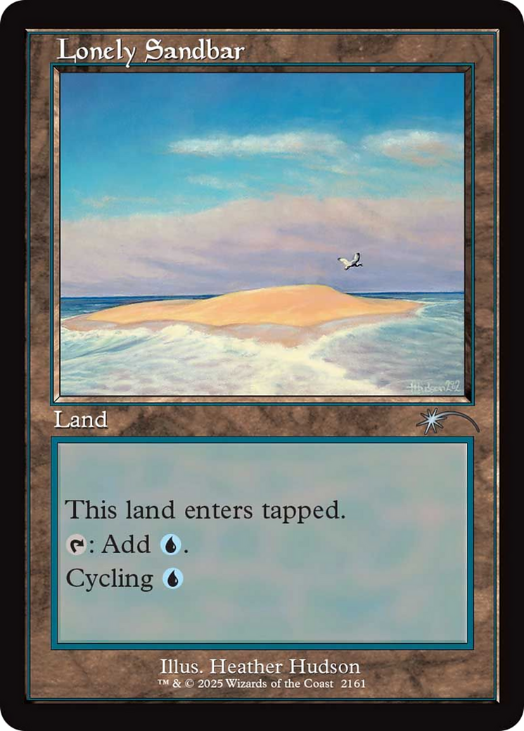 Lonely Sandbar (Retro Frame) [Secret Lair Drop Series] | Cracking-Singles