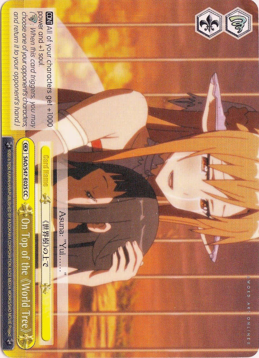On Top of the World Tree (SAO/S47-E025 CC) [Sword Art Online Re: Edit] | Cracking-Singles