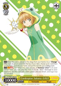 Cardcaptor Sakura: GALE (CCS/WX01-003S SR) [Cardcaptor Sakura: Clear Card] | Cracking-Singles