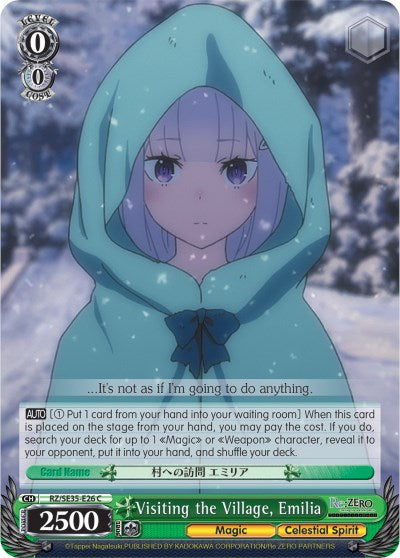 Visiting the Village, Emilia (RZ/SE35-E26 C) [Re:ZERO: The Frozen Bond] | Cracking-Singles