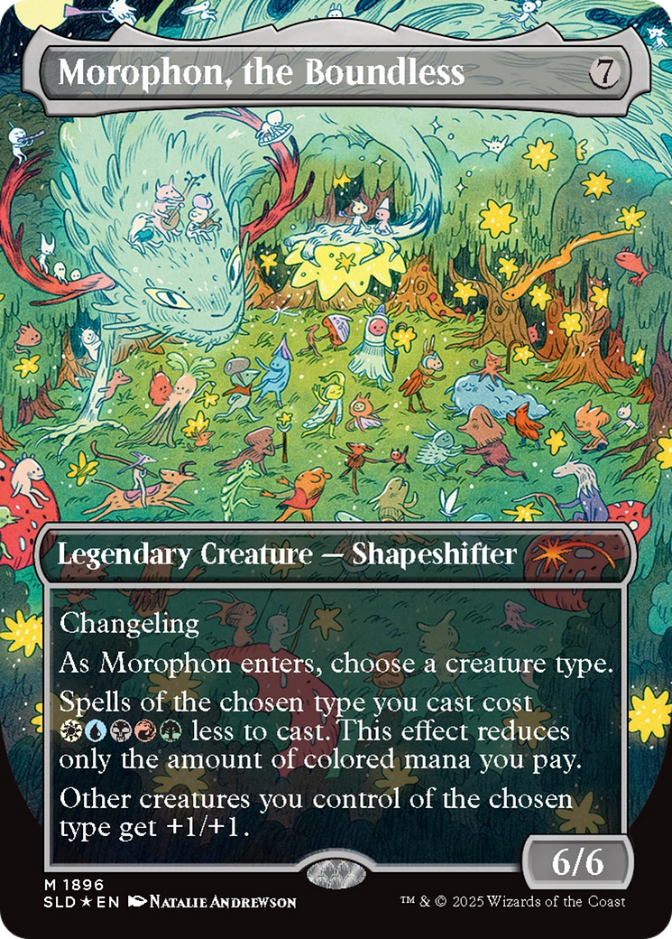 Morophon, the Boundless (Display Commander) - Thick Stock (Double Rainbow Foil) [Secret Lair Drop Series] | Cracking-Singles