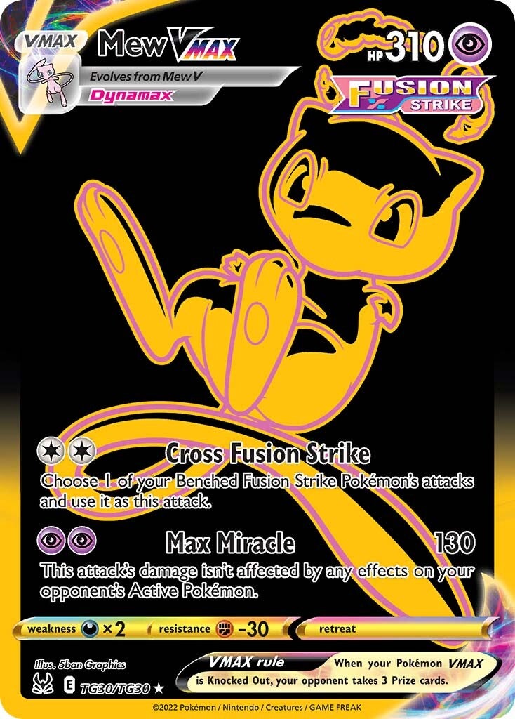 Mew VMAX (TG30/TG30) [Sword & Shield: Lost Origin] | Cracking-Singles