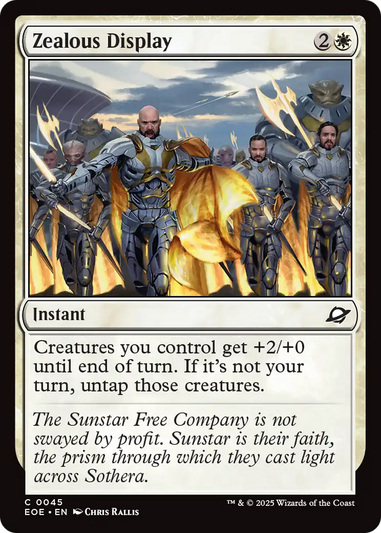 Zealous Display [Edge of Eternities] | Cracking-Singles