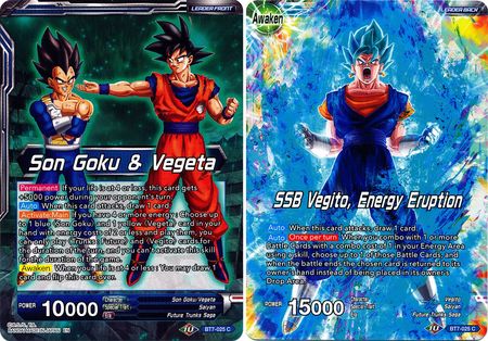 Son Goku & Vegeta // SSB Vegito, Energy Eruption (BT7-025) [Assault of the Saiyans] | Cracking-Singles