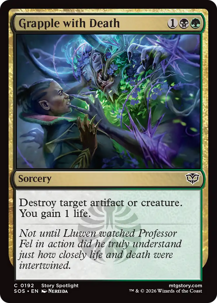 Grapple with Death [Secrets of Strixhaven] | Cracking-Singles