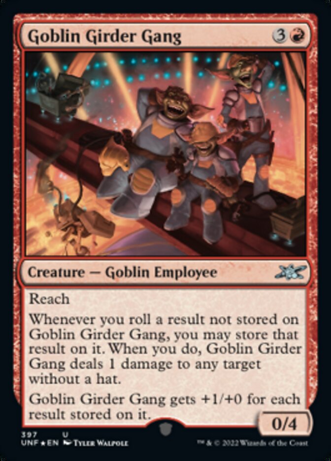 Goblin Girder Gang (Galaxy Foil) [Unfinity] | Cracking-Singles
