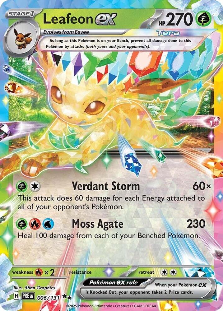 Leafeon ex (006/131) [Scarlet & Violet: Prismatic Evolutions] | Cracking-Singles