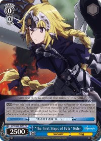 "The First Steps of Fate" Ruler (APO/S53-TE14 TD) [Fate/Apocrypha] | Cracking-Singles
