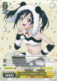 "Nico Is Popular" Nico (LL/EN-W01-030 U) [Love Live! DX] | Cracking-Singles
