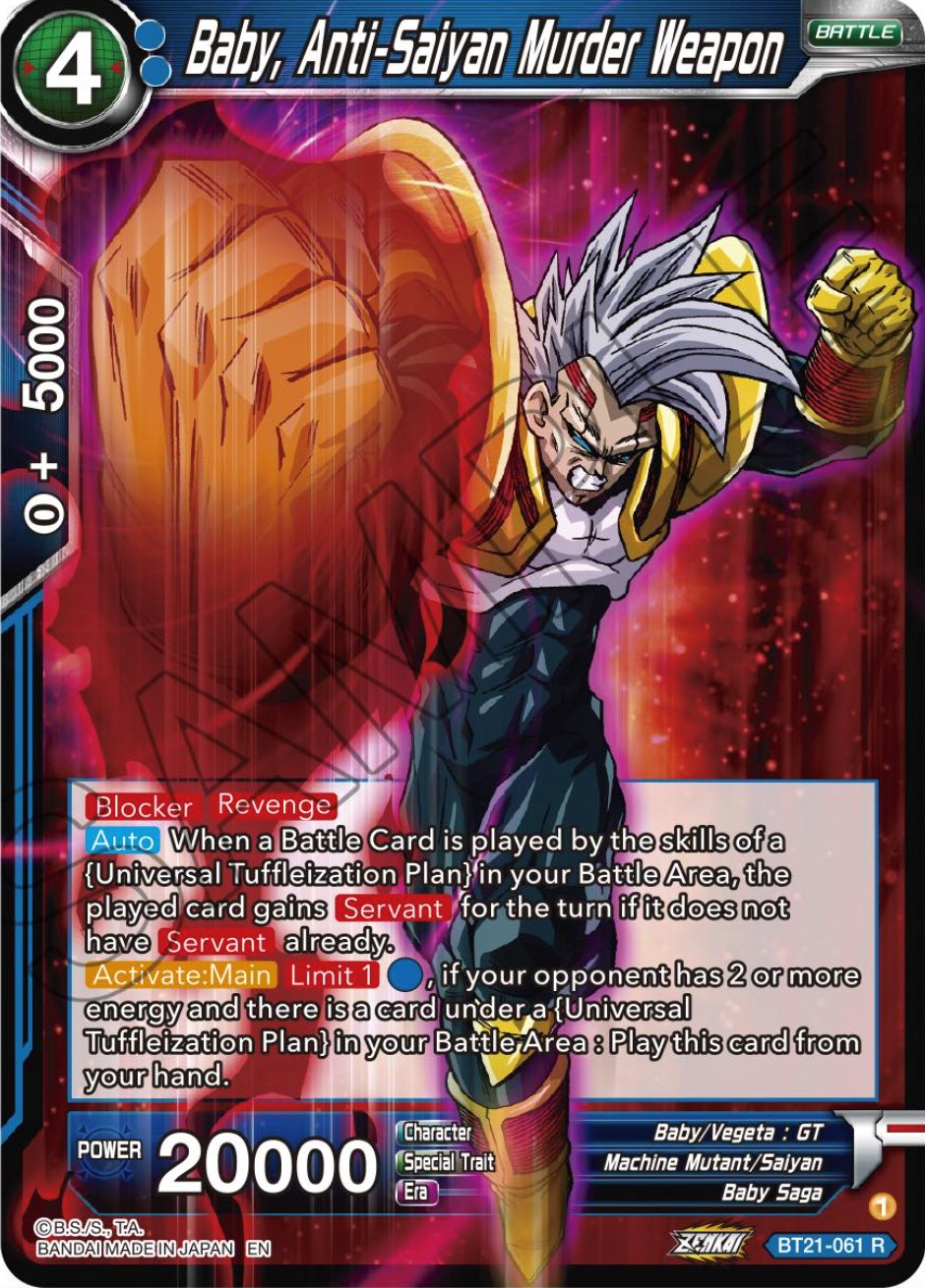 Baby, Anti-Saiyan Murder Weapon (BT21-061) [Wild Resurgence] | Cracking-Singles
