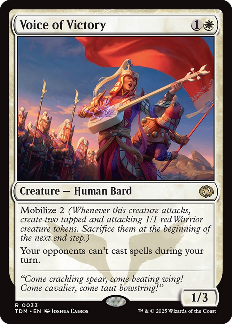 Voice of Victory [Tarkir: Dragonstorm] | Cracking-Singles