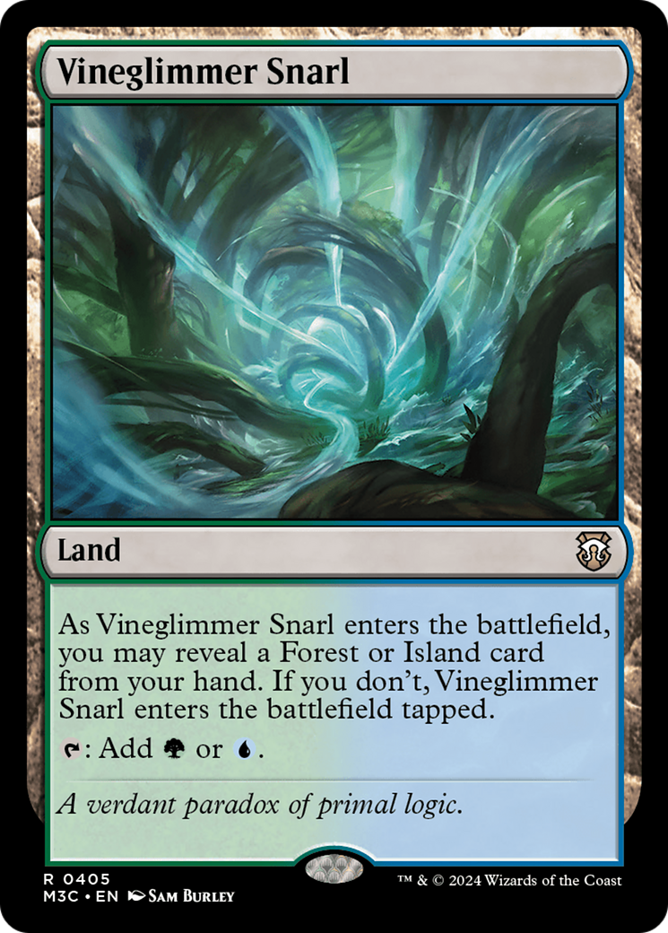 Vineglimmer Snarl (Ripple Foil) [Modern Horizons 3 Commander] | Cracking-Singles