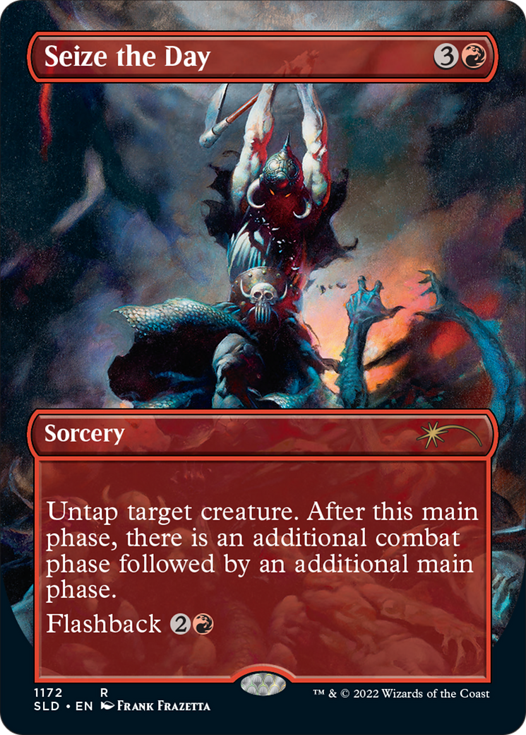Seize the Day (Borderless) [Secret Lair Drop Series] | Cracking-Singles