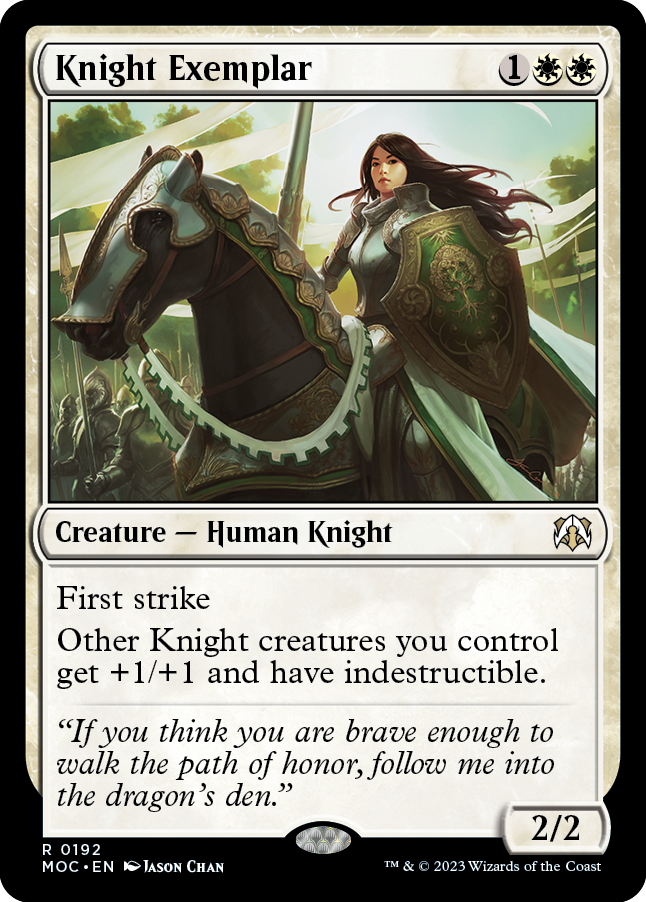 Knight Exemplar [March of the Machine Commander] | Cracking-Singles