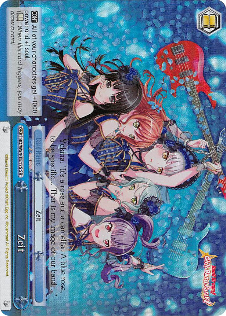 Zeit (BD/W54-TE17S SR) [BanG Dream! Girls Band Party!] | Cracking-Singles
