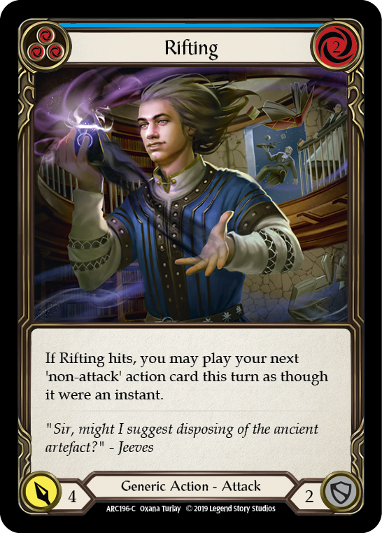 Rifting (Blue) [ARC196-C] (Arcane Rising)  1st Edition Normal | Cracking-Singles