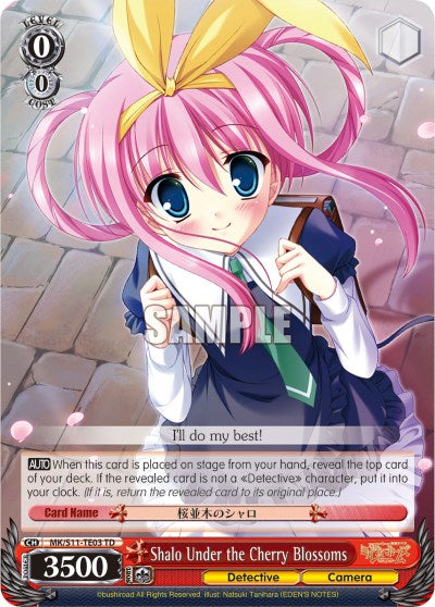 Shalo Under the Cherry Blossoms (MK/S11-TE03 PR) [Detective Opera Milky Holmes] | Cracking-Singles