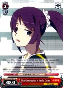 Hitagi Senjyogahara in Regular Clothes (BM/S15-TE06 TD) [BAKEMONOGATARI] | Cracking-Singles