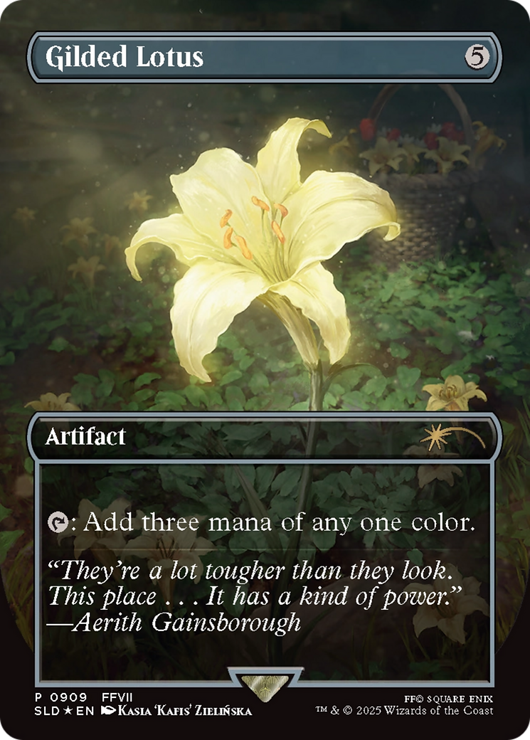 Gilded Lotus (Rainbow Foil) (909) [Secret Lair Drop Series] | Cracking-Singles