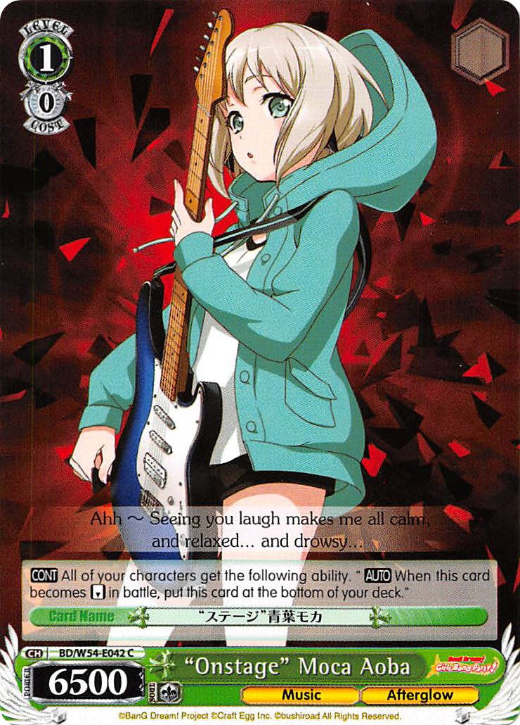 "Onstage" Moca Aoba (BD/W54-E042 C) [BanG Dream! Girls Band Party!] | Cracking-Singles