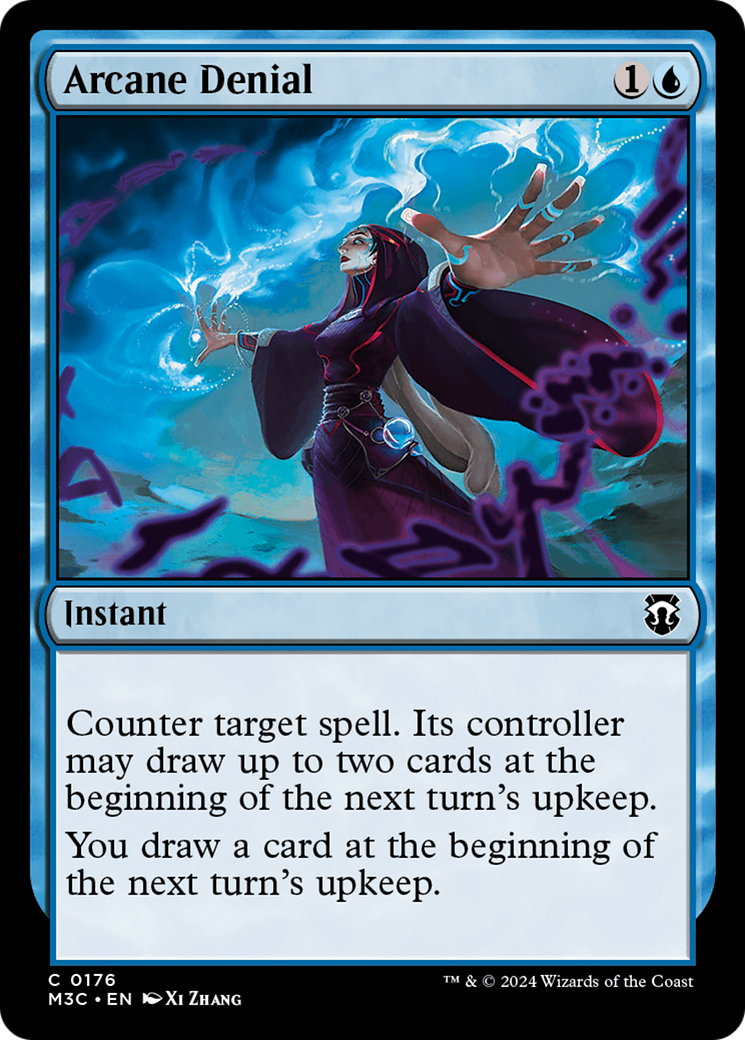 Arcane Denial (Ripple Foil) [Modern Horizons 3 Commander] | Cracking-Singles