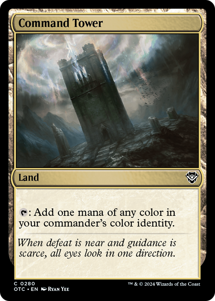 Command Tower [Outlaws of Thunder Junction Commander] | Cracking-Singles