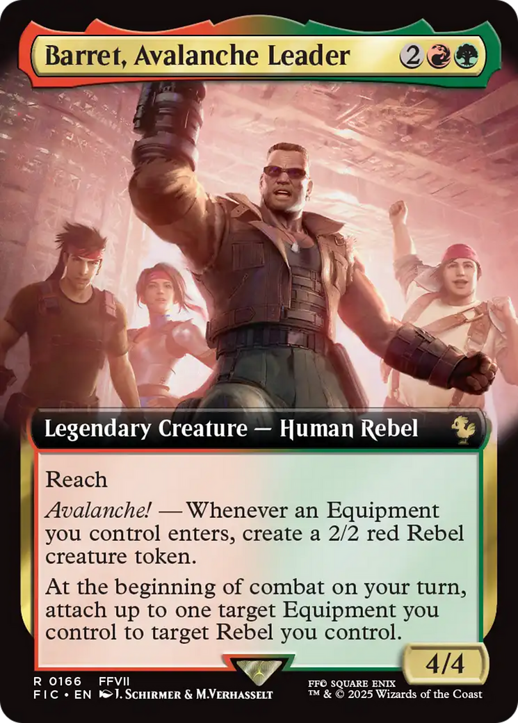 Barret, Avalanche Leader (Extended Art) [FINAL FANTASY Commander] | Cracking-Singles