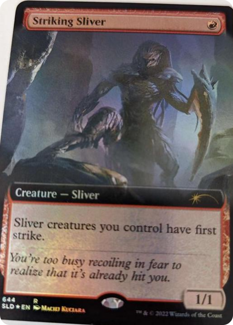 Striking Sliver (Extended Art) [Secret Lair Drop Series] | Cracking-Singles
