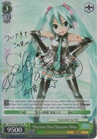 "Electron Diva"Hatsune Miku (PD/S22-E026X XR) [Hatsune Miku -Project DIVA- f] | Cracking-Singles