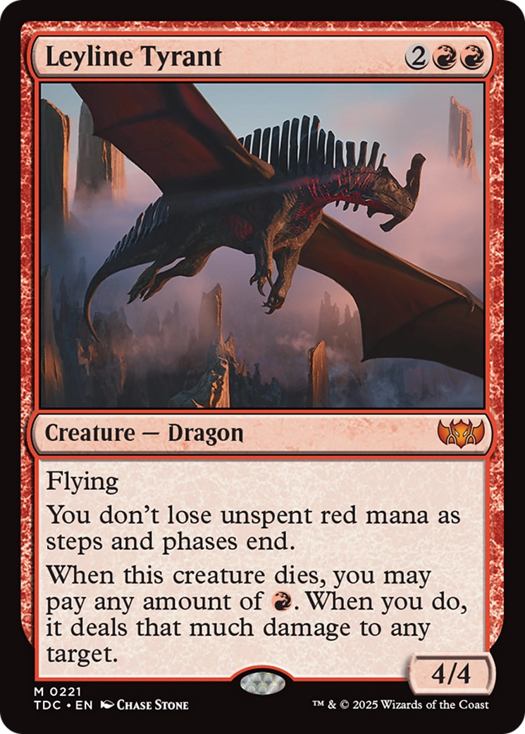 Leyline Tyrant [Tarkir: Dragonstorm Commander] | Cracking-Singles