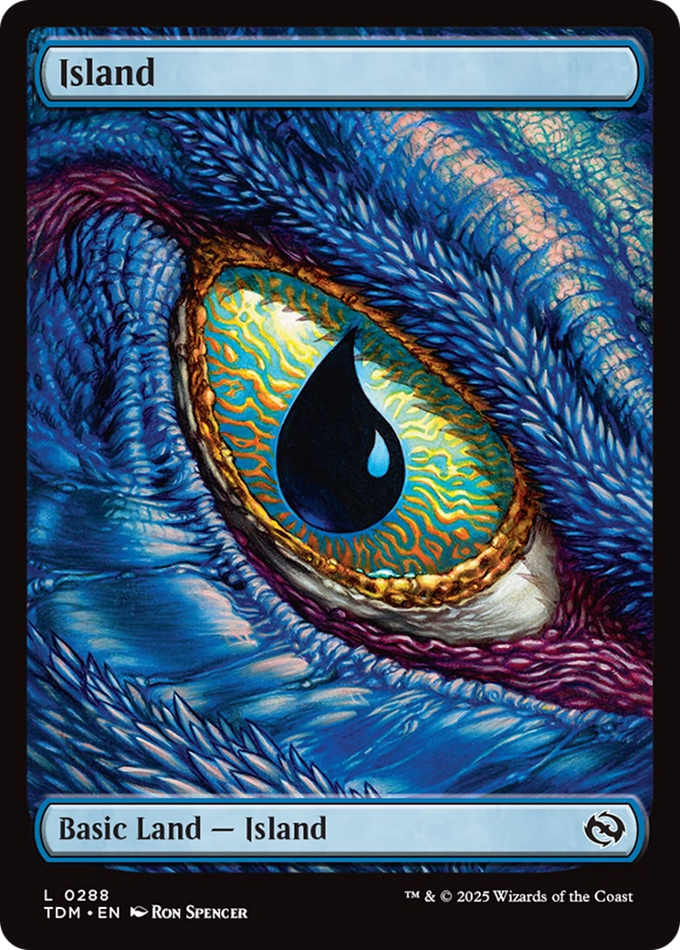 Island (0288) [Tarkir: Dragonstorm] | Cracking-Singles