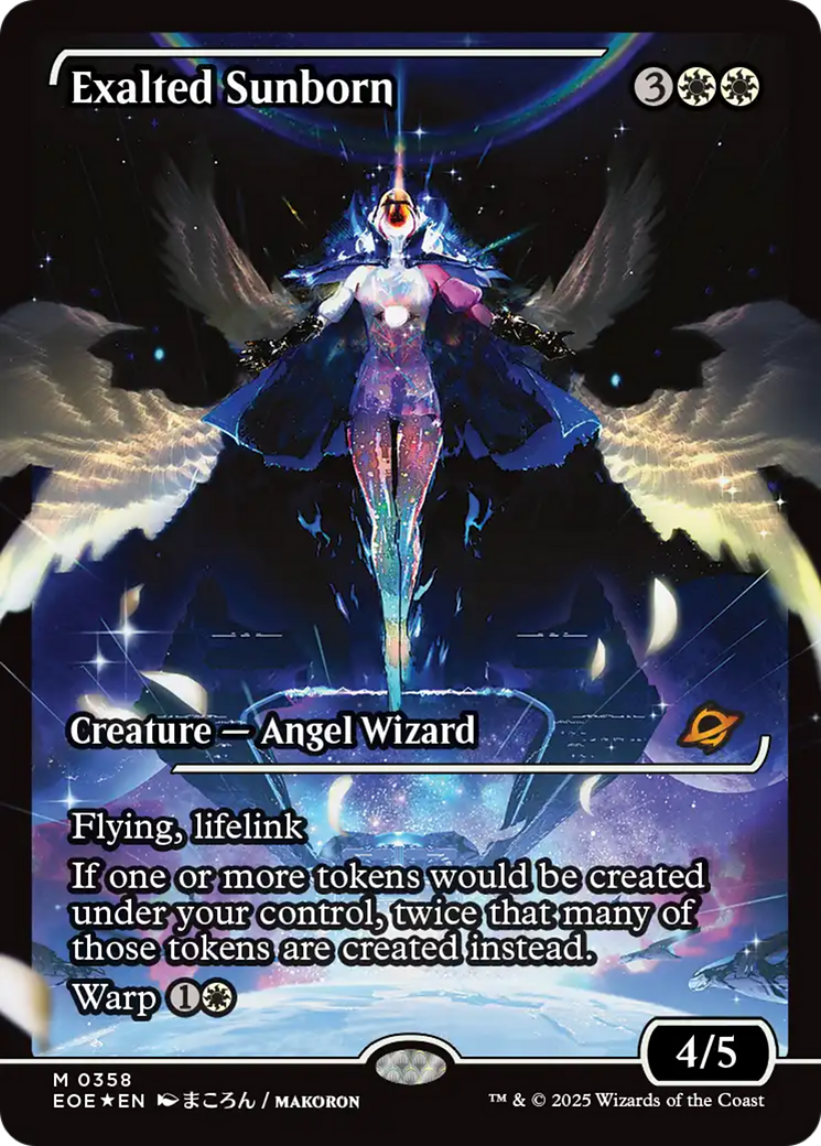 Exalted Sunborn (Showcase) [Edge of Eternities] | Cracking-Singles