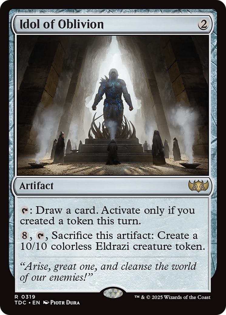Idol of Oblivion [Tarkir: Dragonstorm Commander] | Cracking-Singles