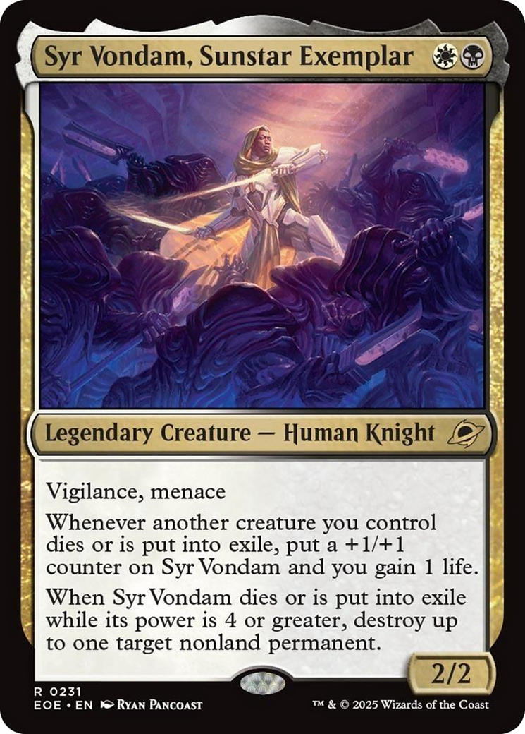 Syr Vondam, Sunstar Exemplar [Edge of Eternities] | Cracking-Singles