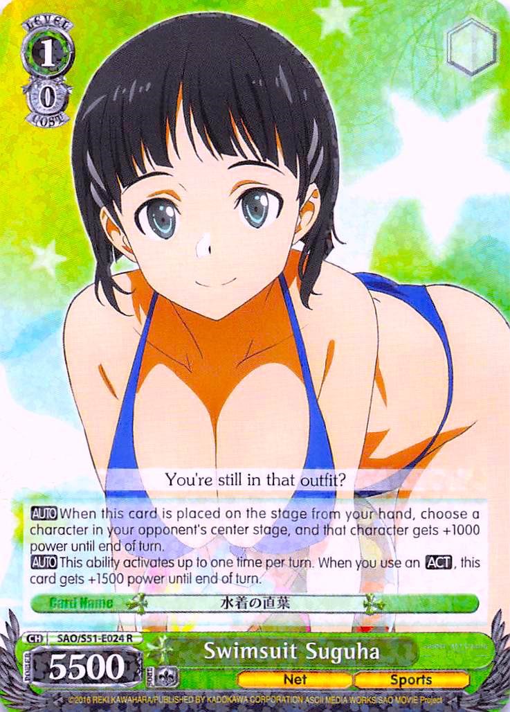 Swimsuit Suguha (SAO/S51-E024 R) [Sword Art Online The Movie: -Ordinal Scale-] | Cracking-Singles