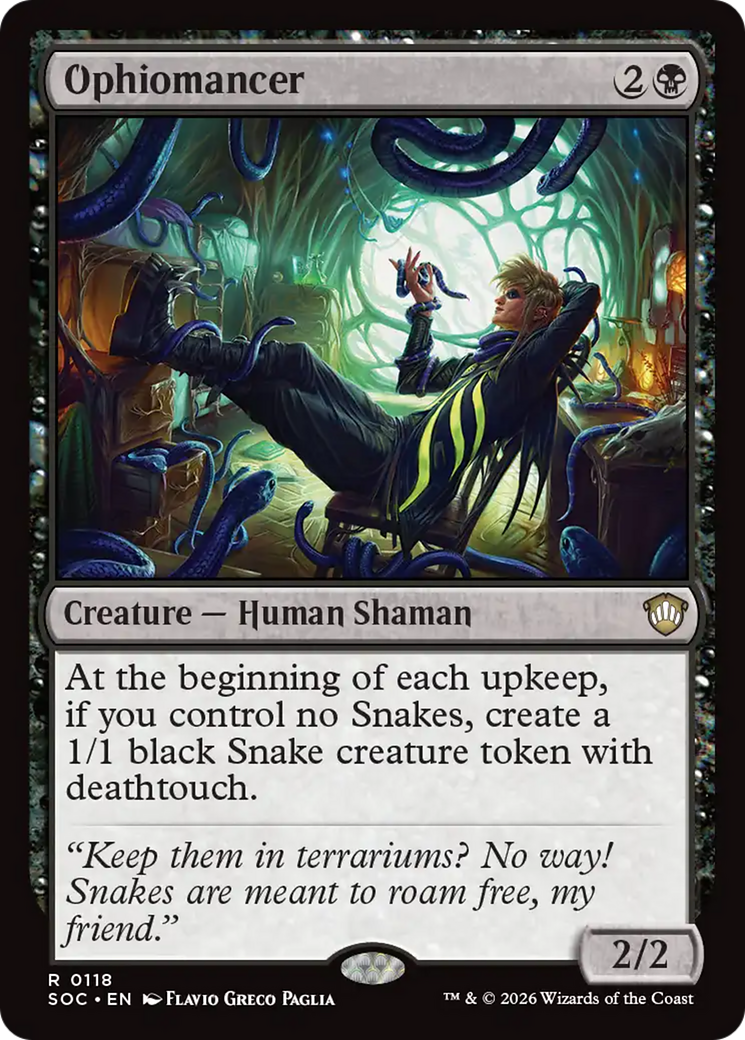 Ophiomancer [Secrets of Strixhaven Commander] | Cracking-Singles