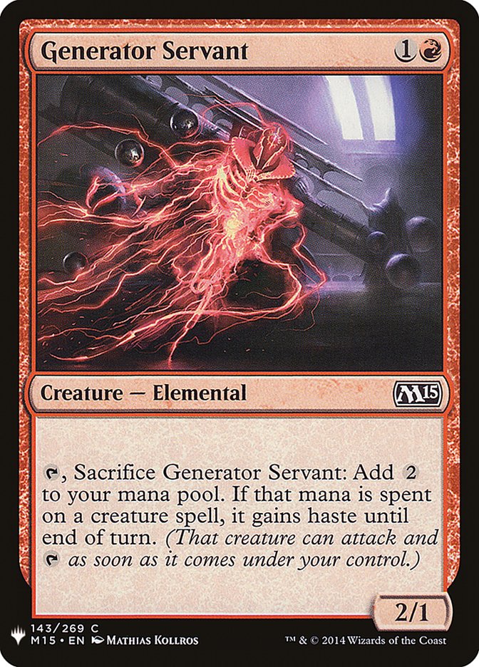 Generator Servant [Mystery Booster] | Cracking-Singles
