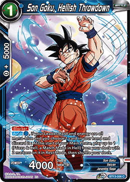 Son Goku, Hellish Throwdown (Common) (BT13-056) [Supreme Rivalry] | Cracking-Singles