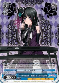 "Onstage" Rinko Shirokane (BD/EN-W03-101 U) [BanG Dream! Girls Band Party! MULTI LIVE] | Cracking-Singles