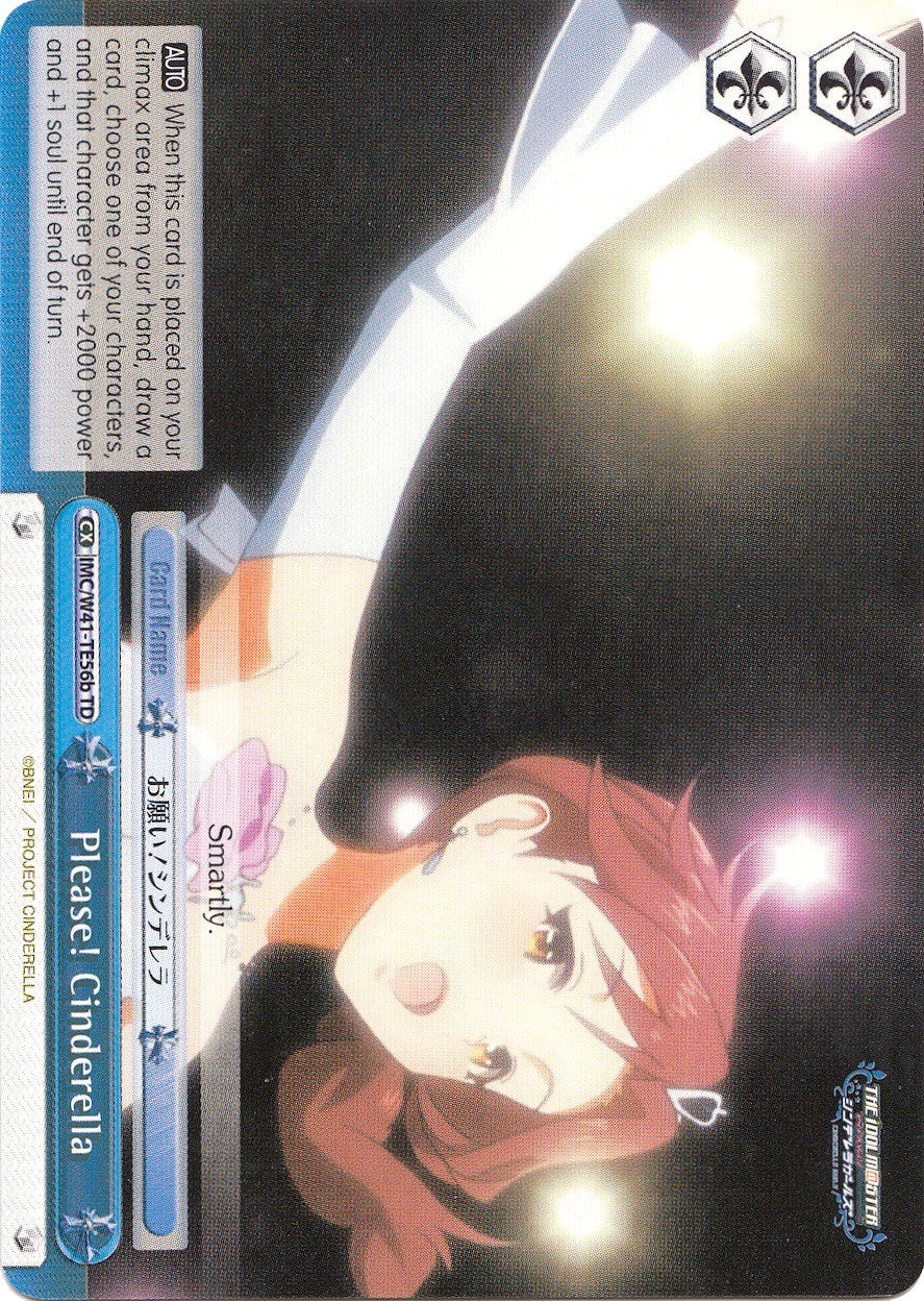 Please! Cinderella (IMC/W41-TE56b TD) [The iDOLM@STER Cinderella Girls] | Cracking-Singles