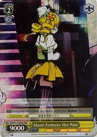 Mami Endures Her Fate (MM/W17-E006R RRR) [Puella Magi Madoka Magica] | Cracking-Singles