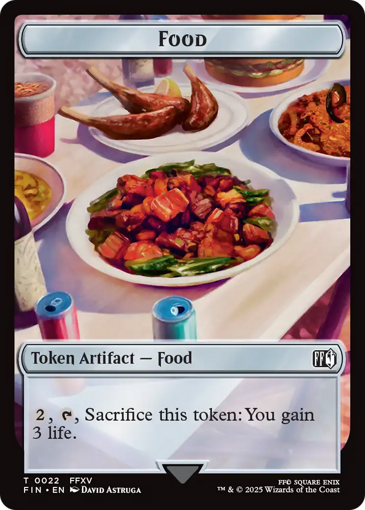 Hero (0005) // Food Double-Sided Token [FINAL FANTASY Tokens] | Cracking-Singles