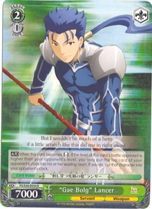 "Gae Bolg" Lancer (FS/S36-E034 R) [Fate/Stay Night [Unlimited Blade Works] Vol. II] | Cracking-Singles