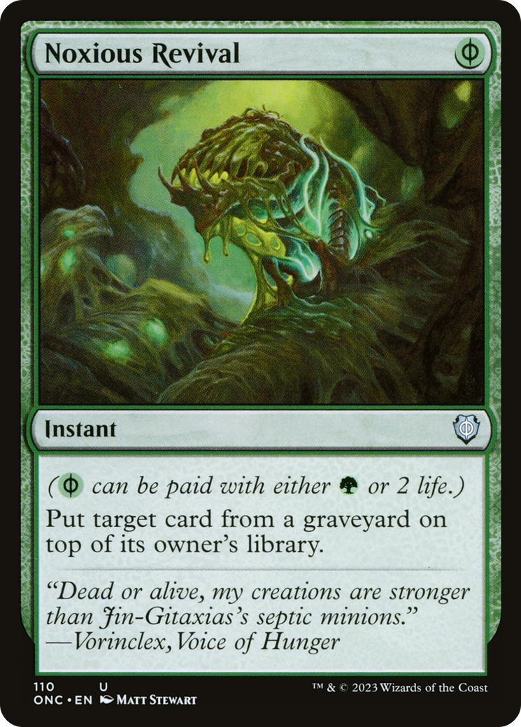 Noxious Revival [Phyrexia: All Will Be One Commander] | Cracking-Singles